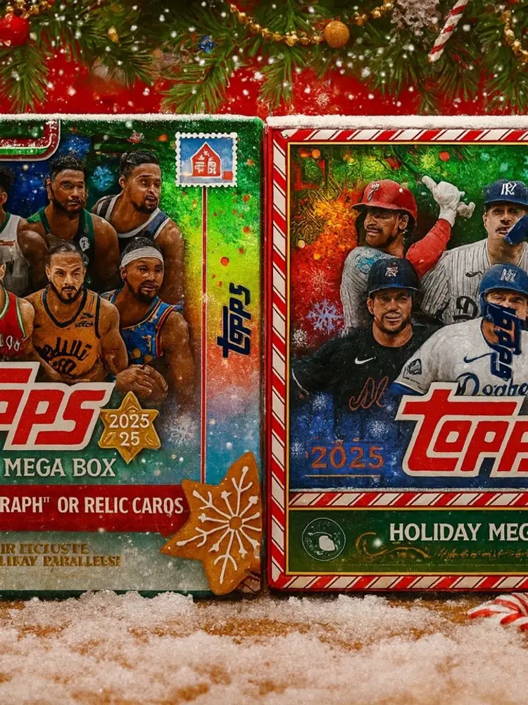 2025 Topps Holiday Megabox Break. 1 Free Spot Per Box.