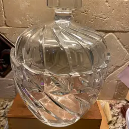 Polonia Lead Crystal Biscuit Jar W/Lid