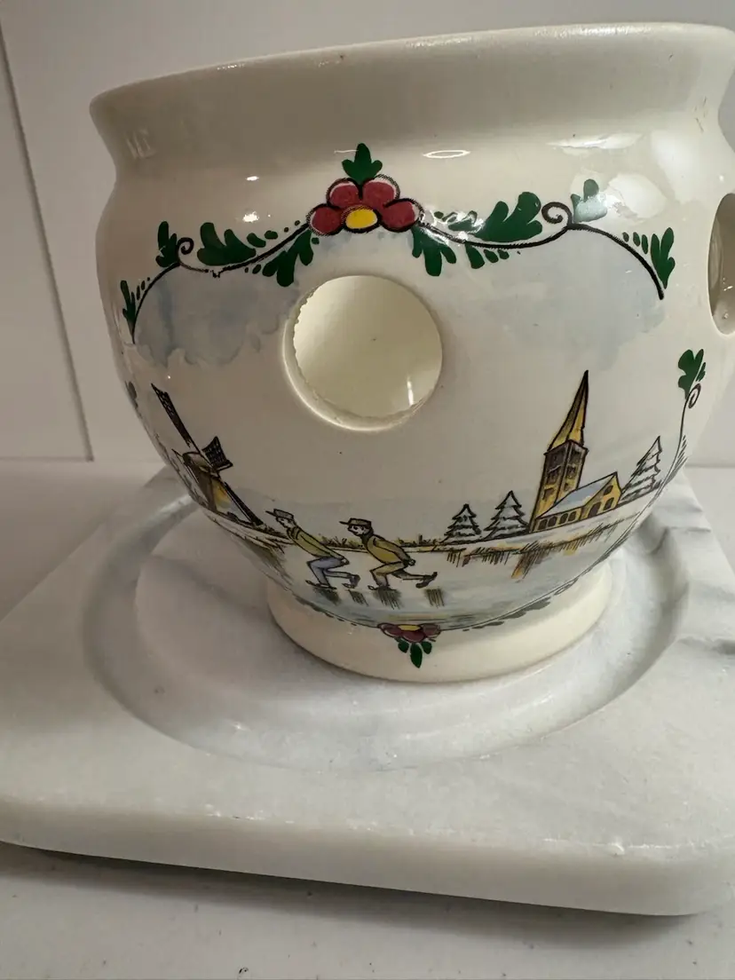 Delftsche Huy’s Delft Poly Handwork Holland exclusively for Brecks Bulb Planter