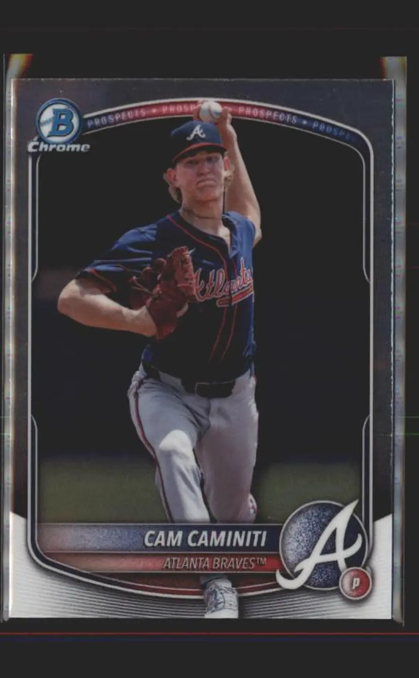 2025 Bowman Draft #BDC-122 Cam Caminiti Chrome - (137) - Atlanta Braves