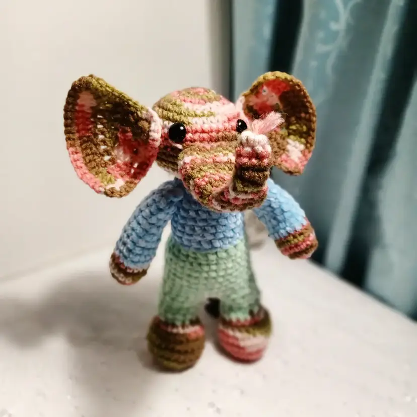 My crochet elephant