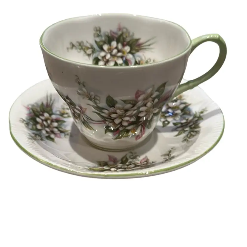Royal Albert Made In England Teacup And Saucer Bone China Tree Blossom Series Orange Blossom