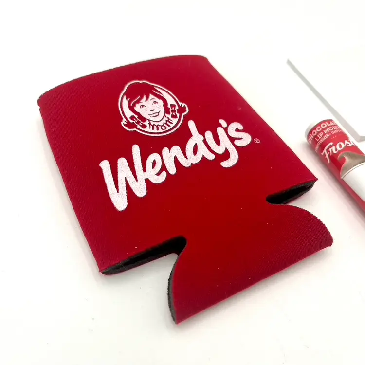 Wendy's Promo Swag Bag - Coozie, Frosty Lip Balm, Keychain, Post-It Notes Set
