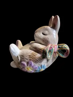 Fitz and Floyd single rabbit shaker 3"t x 3" l