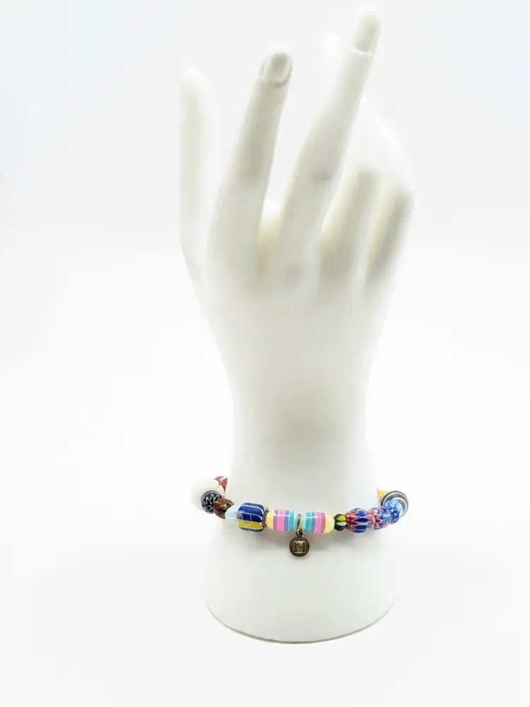 Colorful Beaded Stretch Bracelet Jewelry