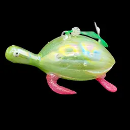 Vintage Pier One Blown Glass Turtle Ornament
Green With Pink Fins
$5 Each Or 2 For $8
Several Available If Interested In Larger Quantities - Please DM Me