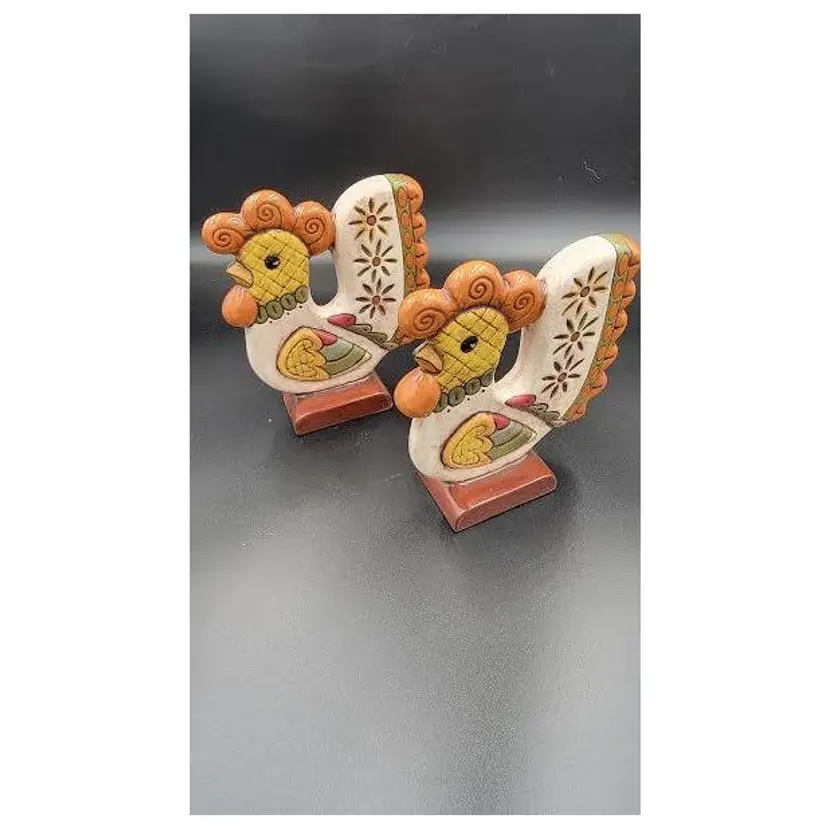 VINTAGE ROOSTER STANDING SMALL CERAMIC