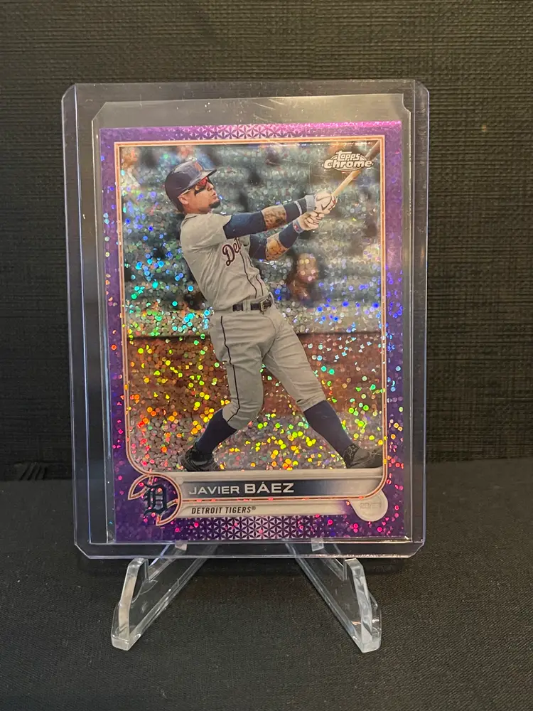 Javier Baez /299 2022 Topps chrome Detroit Tigers