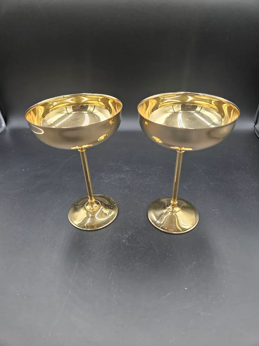 #A13 WMF of America Golden 49ers Series (24K Gold) ELECTRO PLATED Chaliss