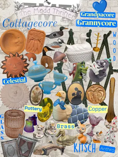 Cottage Core,glass, & MORE