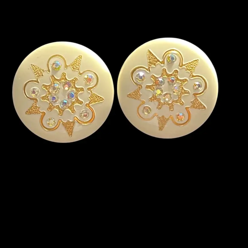 Earrings As Pictured Clip Ons