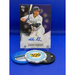 Hunter Goodman - Topps 2024 - Colorado Rockies - Baseball Stars AUTO /50