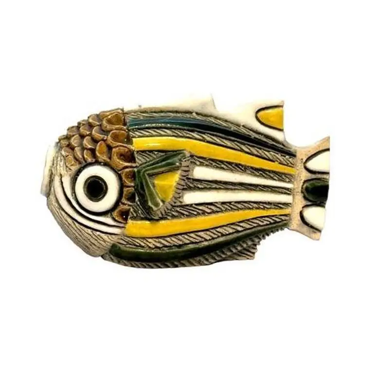 Artesania Rinconada Vintage Uruguay #27 Tropical Fish Sculpture