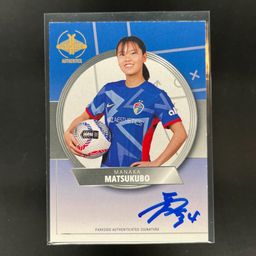 Manaka Matsukubo 2024 Parkside NWSL Blue /10 Autograph Soccer Card