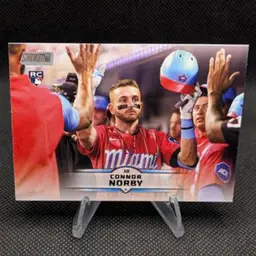 Connor Norby 2025 Topps Stadium Club Rookie RC #149 - Miami Marlins