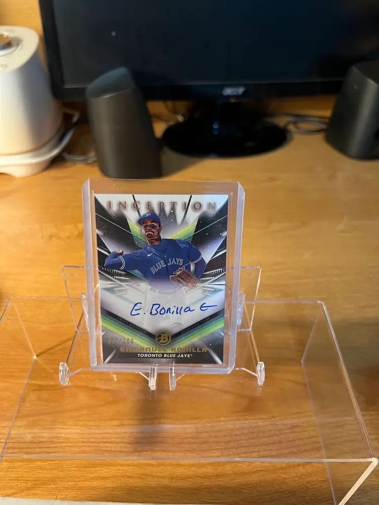 Enmanuel Bonilla Topps Inception /200 Auto 2023 Toronto Blue Jays 
