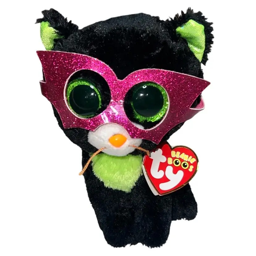 Ty Beanie Boo 2014 Jinxy The Halloween Cat Plushy 5”