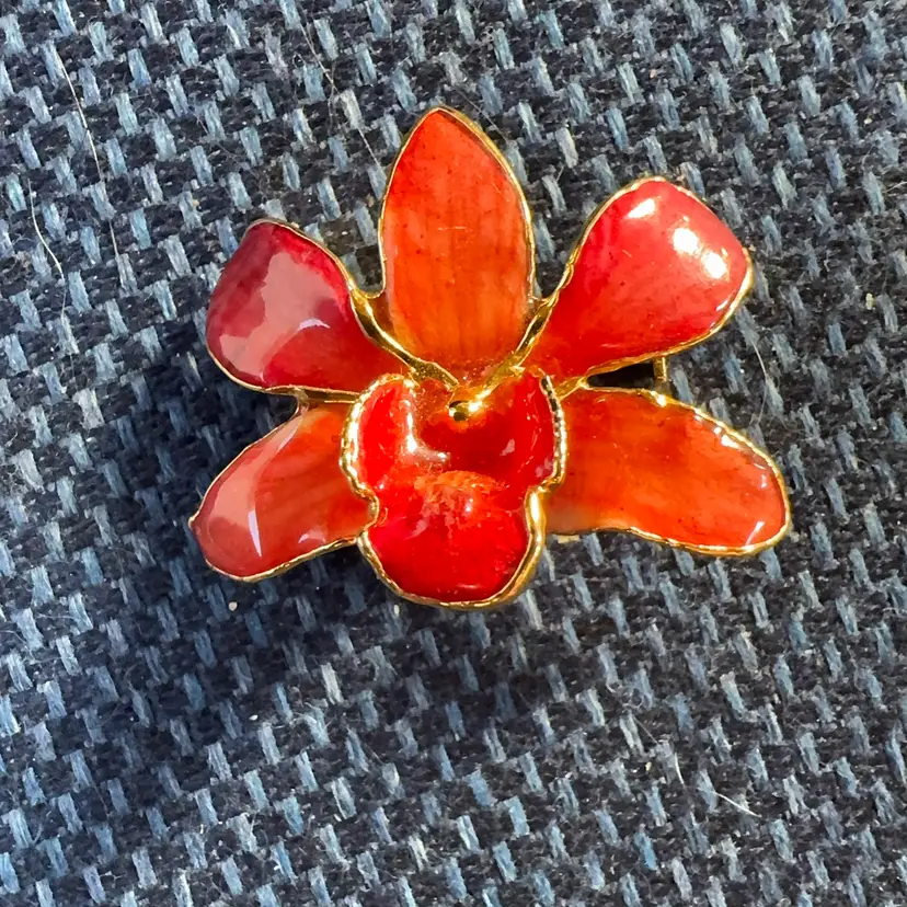 Orchid Brooch Or Pendant