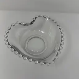 Imperial Glass Candlewick Heart-Shaped Bowl