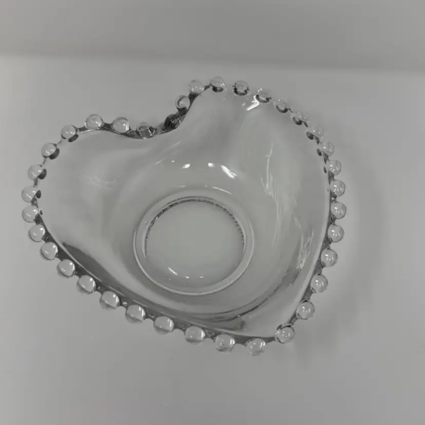 Imperial Glass Candlewick Heart-Shaped Bowl
