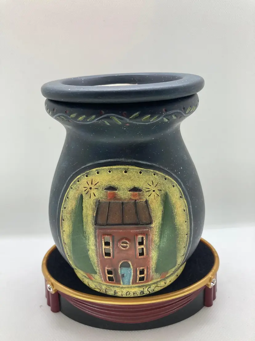 Lang Candle Melting Pot Wax Warmer Primitives 
Susan Winget Friends Folk Art