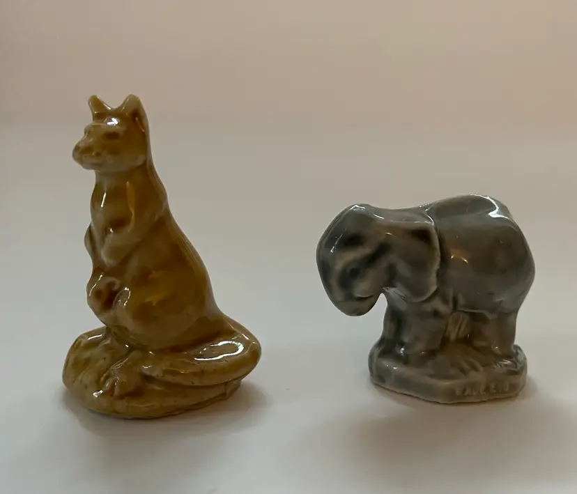 Wade Whimsy Set Of 2 -Blue Elephant & Kangaroo 