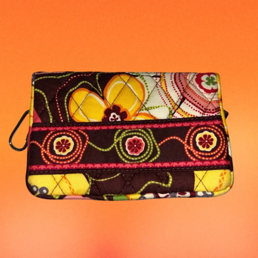 Vera Bradley wallet featuring the retired "Buttercup" pattern