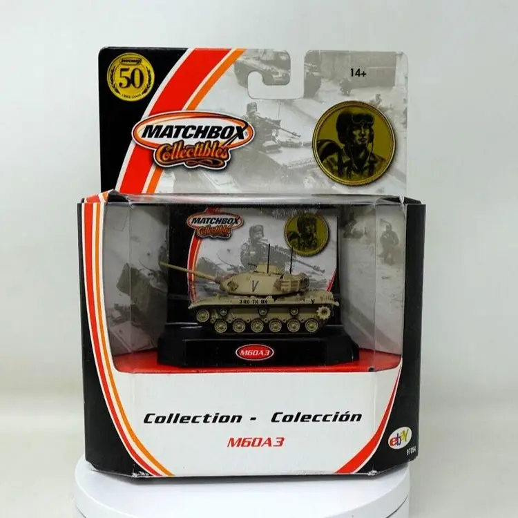 Matchbox Collectibles 50th Anniversary Iraq 2001 US Marines M60A3 Tank Boxed