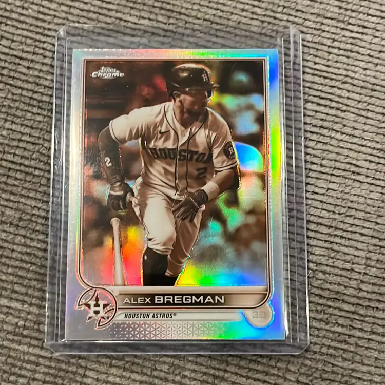 Alex Bregman Refractor. 2022 Topps Chrome. Houston Astros