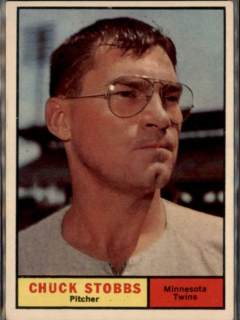 1961 Topps #431 Chuck Stobbs - ( ) - Minnesota Twins