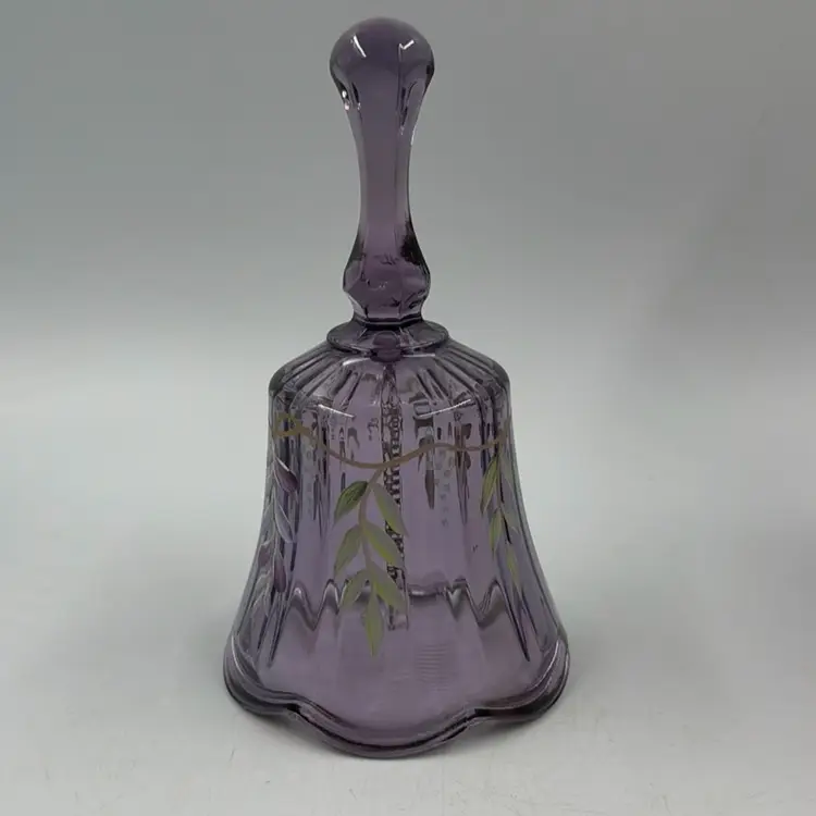 Vintage Fenton Purple Glass Bell