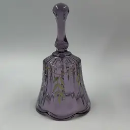 Vintage Fenton Purple Glass Bell
