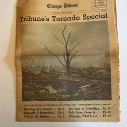Chicago Tribune April 30, 1967 Tornado Special Newspaper Oak Lawn IL