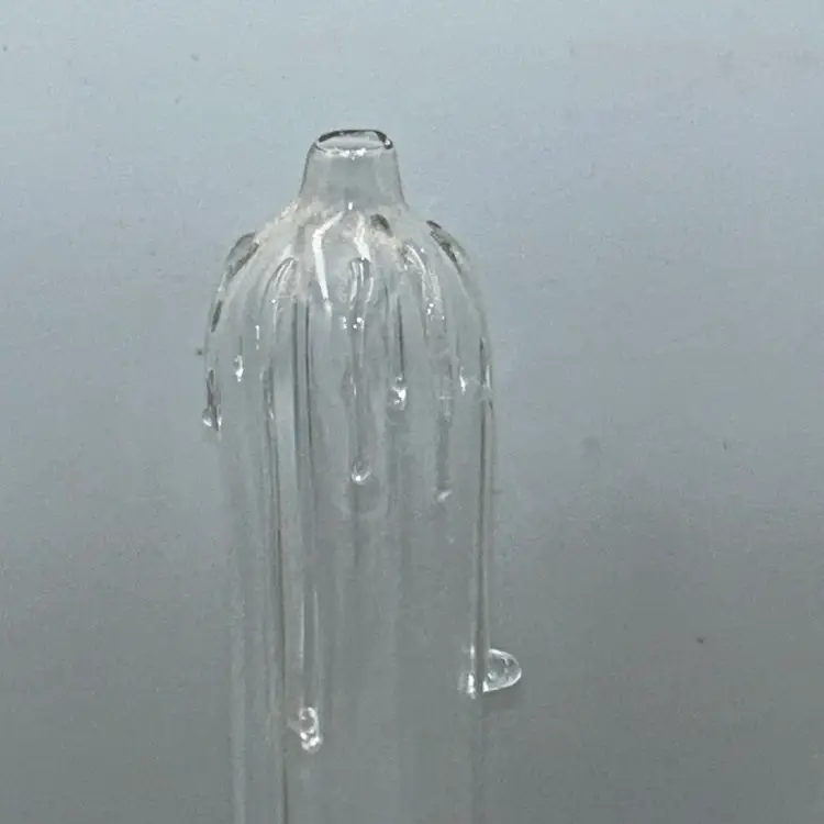 Antique Oil Lamps "Catskill Mountain Crystal" Painted Bases. No Wicks Or Oil In Them.