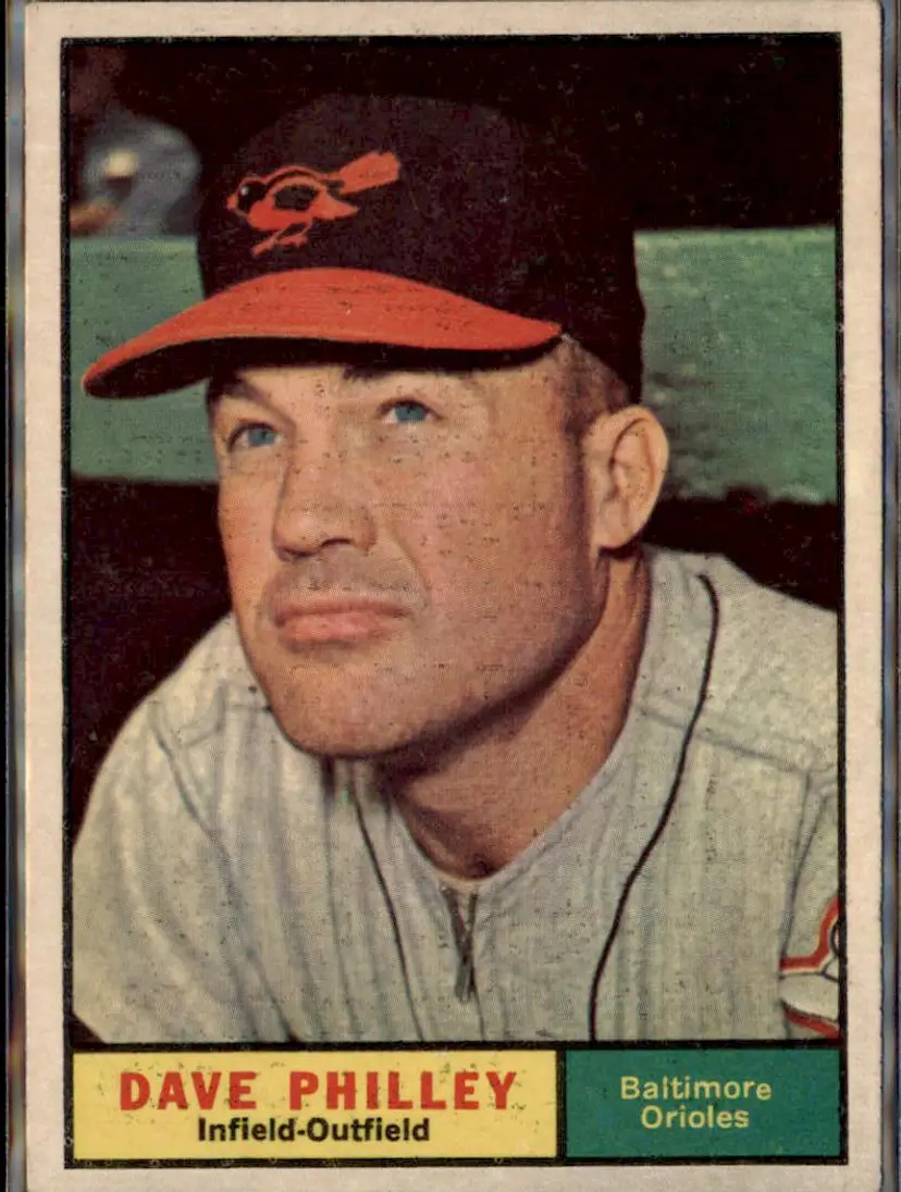 1961 Topps #369 Dave Philley - ( ) - Baltimore Orioles