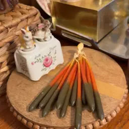 Candles 6” X1:4” Orange Yellow Brown