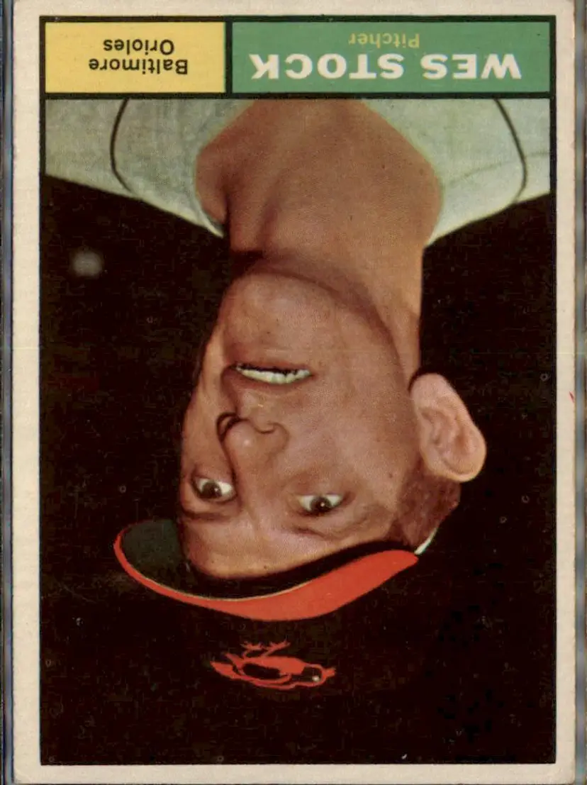 1961 Topps #26 Wes Stock - ( ) - Baltimore Orioles