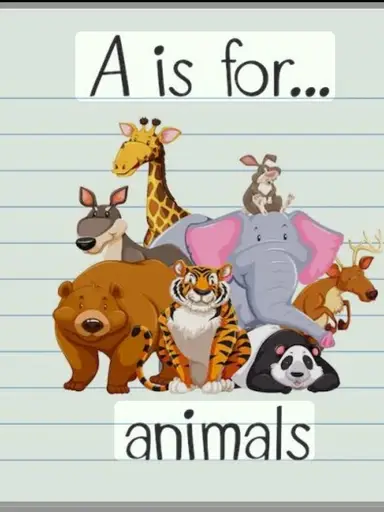A is for ANIMALS Alphabet Challenge