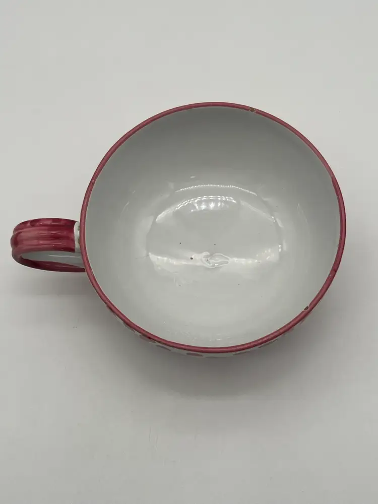 Italian Pottery Soup Cup Mug And Plate