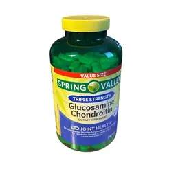 Spring Valley Triple Strength Glucosamine Chondroitin Tablets 340 Ct  Exp. 8/28