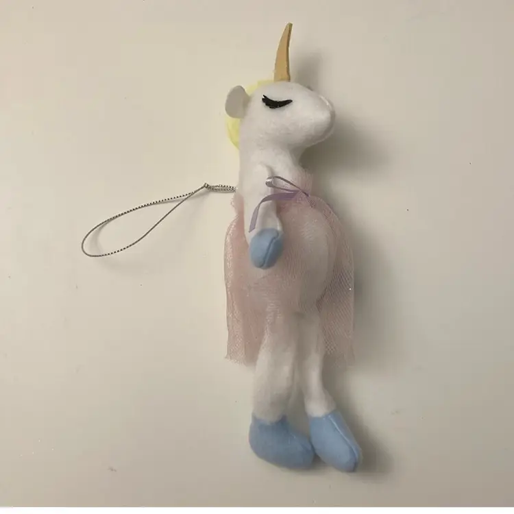 Sweet Plush Dancing Unicorn Christmas Ornament
