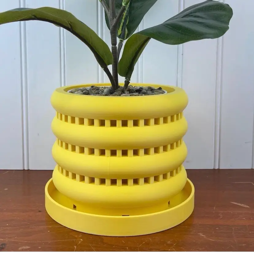 The Ulra Indoor Orchid Planter Pot with Drainage Tray, Modern Planter