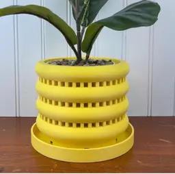 The Ulra Indoor Orchid Planter Pot with Drainage Tray, Modern Planter