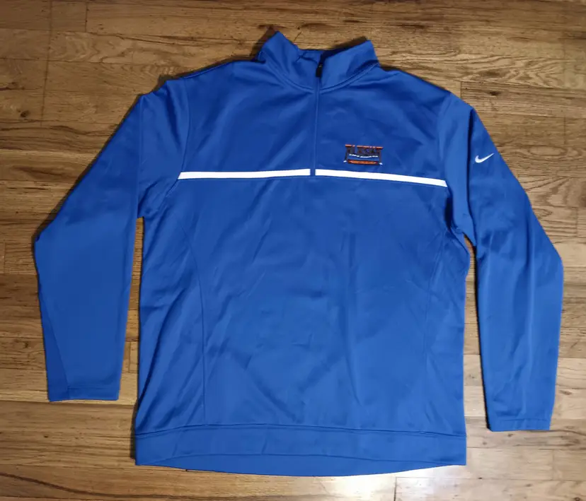 Nike Therma-FIT Pullover Mens Large Blue 1/4 Zip Golf Alaska Disney Cruise Line