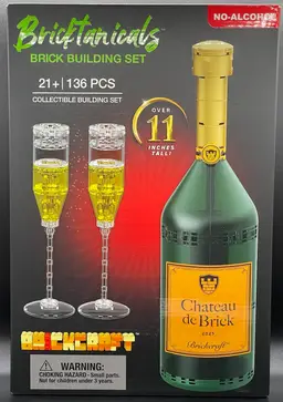 Brickcraft BRICKTANICALS Chateau De Brick 136 pcs Brick Building Set- New Sealed