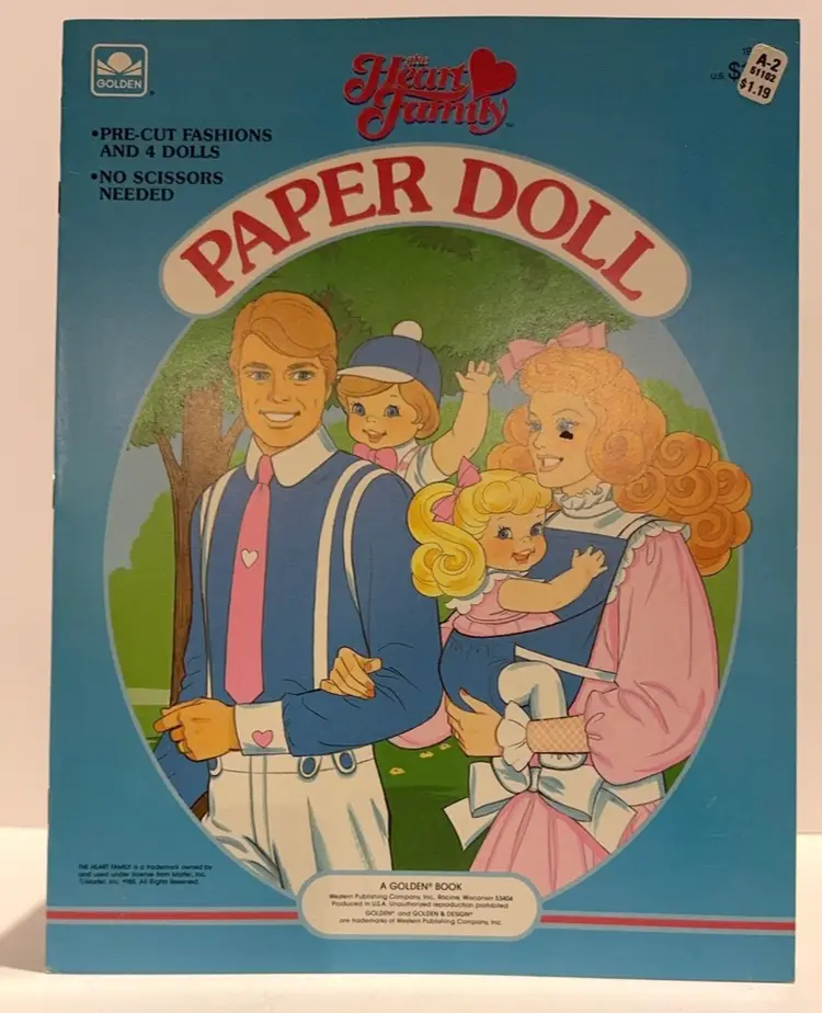 Vintage lot of 7 Paper Doll Books-All Uncut- 1 Preschool Coloring Book NOS