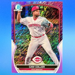 Cam Collier Purple Shimmer 103/250 - 2023 Bowman Chrome - Cincinnati Reds