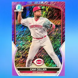 Cam Collier Purple Shimmer 103/250 - 2023 Bowman Chrome - Cincinnati Reds