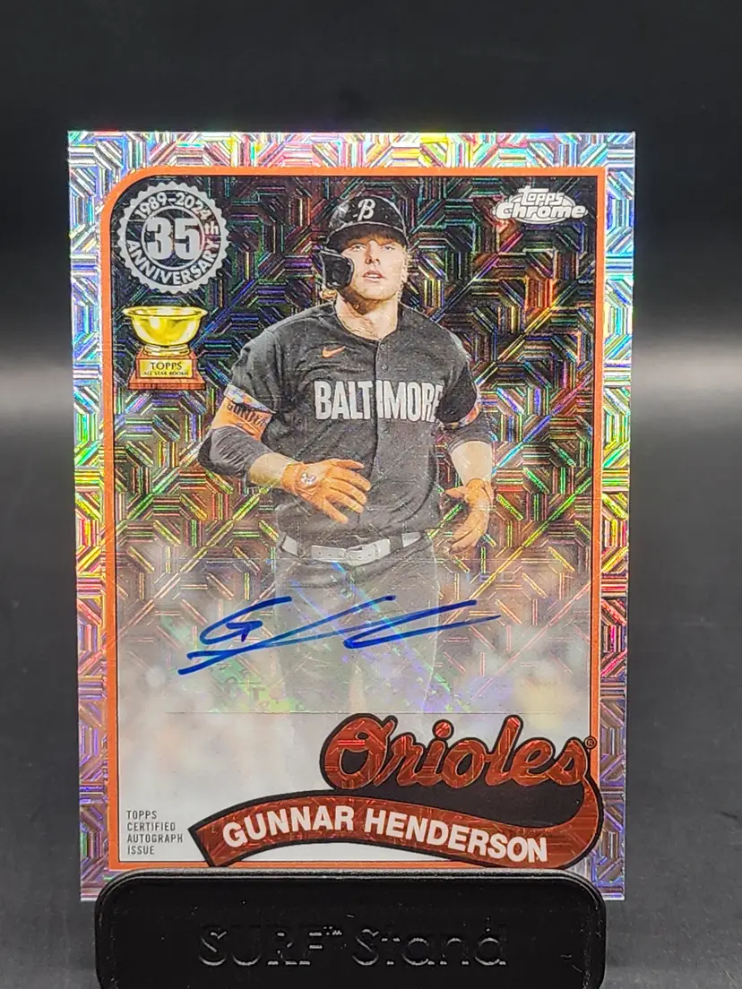 2024 Topps Chrome Gunnar Henderson Auto