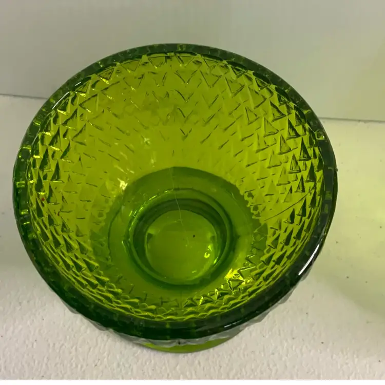 Viking Green Owl Fairy Lamp